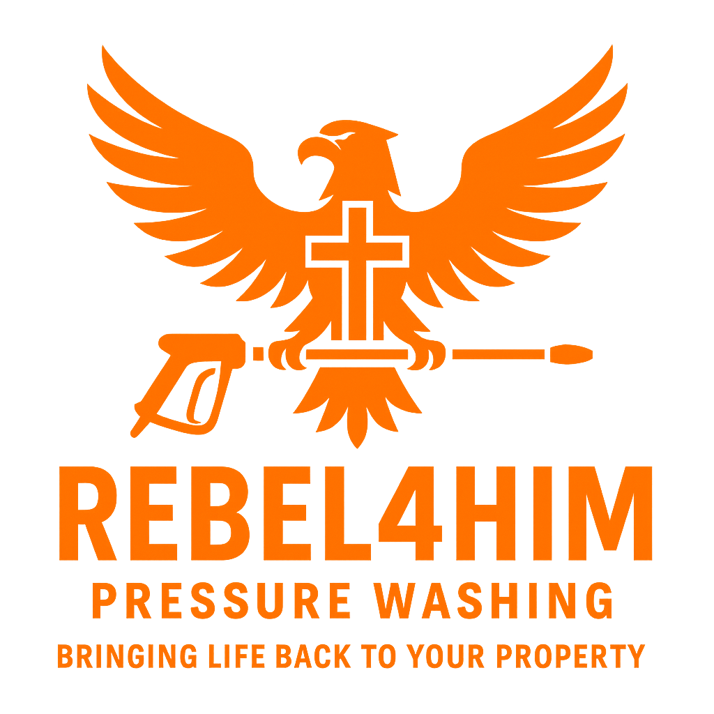 Rebel4Him Pressure Washing Logo